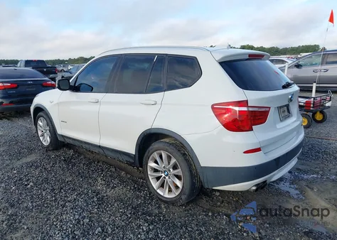 2013 BMW X3 xDrive28I из США, поврежденный, VIN 5UXWX9C50D0A32262